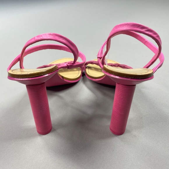 NEW Rag & Bone Shoes Womens 10 40 pink leather block heels designer cocktail - Picture 5 of 13